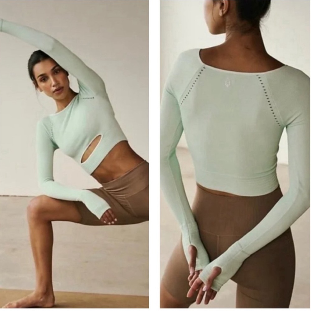 FP Movement by Free People Mint Long Sleeve Tee